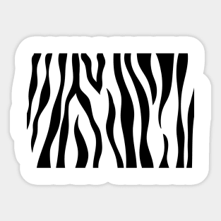 Zebra animal print Sticker